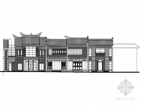 5层住宅砌体建施图资料下载-[成都]洛带文化艺术村某街区小镇住宅（5号楼）建筑施工图