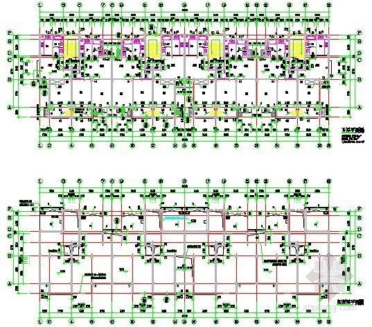 [江苏]住宅楼桩基础施工工程量清单报价实例（附全套施工图纸）-平面图 