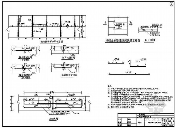 混凝土道路面板资料下载-城市II级主干道混凝土面板结构配筋节点详图设计