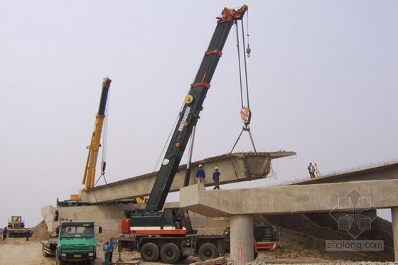 上海逸仙路公交停车场改建工程资料下载-上海市某公交配套工程预应力简支箱梁吊装方案