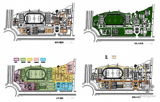 中学CAD规划设计资料下载-[嘉兴市]某高级中学规划设计