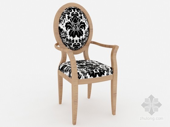 su室外椅子模型下载资料下载-单人椅子3d模型下载