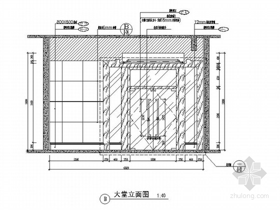 [广州]南湖某花园洋房大堂装修图- 