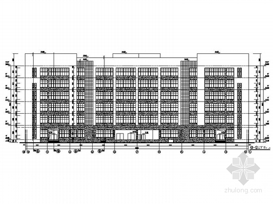 [深圳]某六层厂房建筑施工图-图5