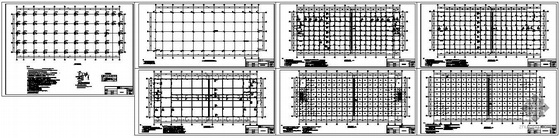 4层4跨商铺计算书资料下载-东莞某商铺4-4b结构图