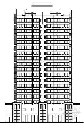 6层公寓楼建筑施工图资料下载-某十八层单身公寓楼建筑施工图