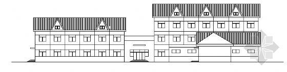 高速收费施工图资料下载-某高速公路收费站及养护工区主楼建筑施工图