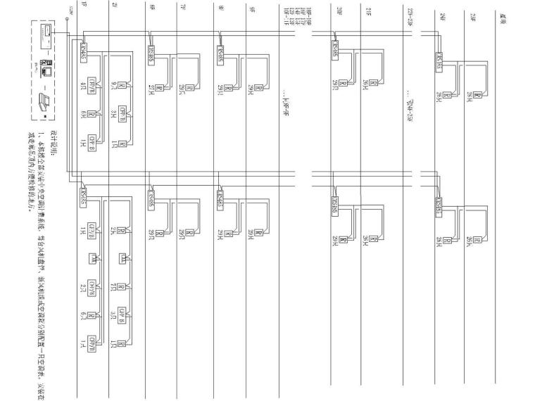 [广西]25层大型综合楼弱电智能化设计图纸（含弱电机房）-空调计费系统图.jpg