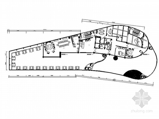 接待厅前台CAD资料下载-[成都]现代豪华会所整套室内装饰设计CAD施工图