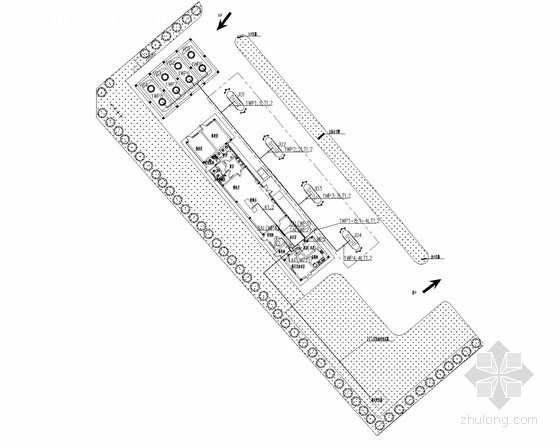 加油站站房建筑施工图设计资料下载-[湖南]加油站强弱电施工图（甲级设计院 附电气设备材料表 电缆作业表）