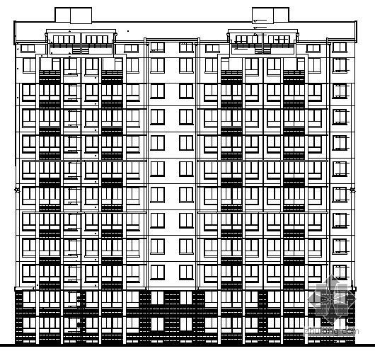 现代风格小高层住宅楼资料下载-某十一层住宅楼建筑施工图