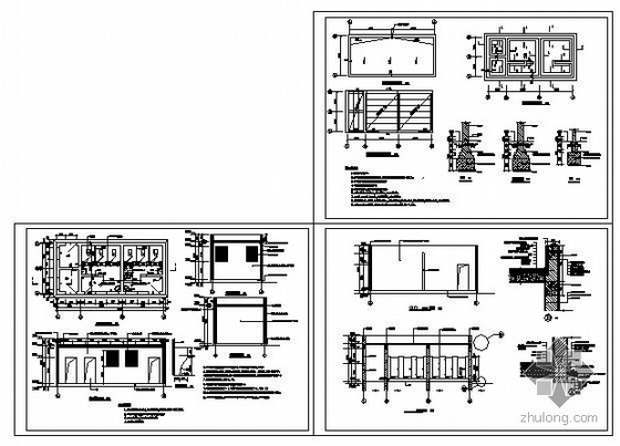 锁口护壁结构图资料下载-某街道口公厕建筑结构图