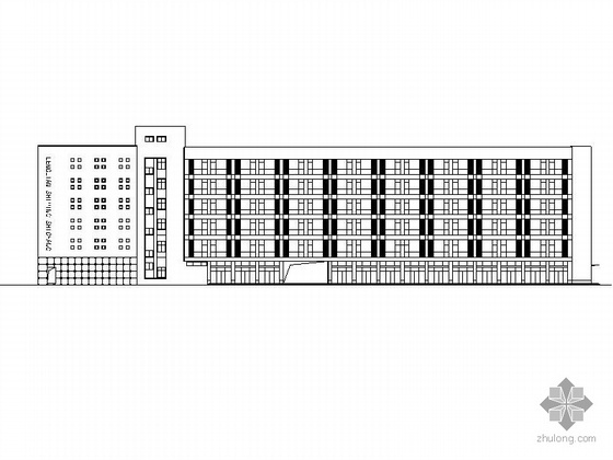 办公楼建筑施工楼资料下载-[武汉]某六层办公楼建筑施工套图