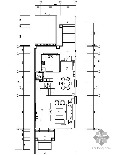 精品新中式施工图资料下载-[西安]新中式风格样板别墅施工图