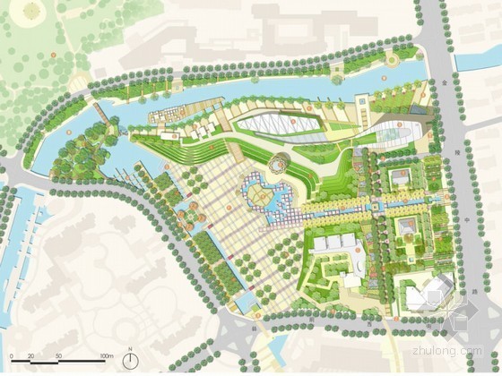 县城旅游设计方案资料下载-[湖州]县城广场景观规划设计方案