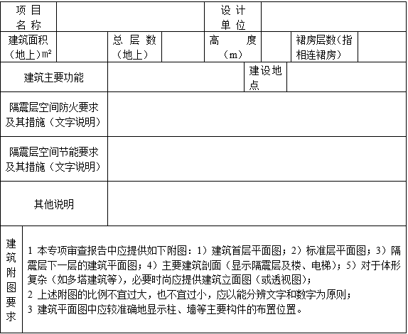 隔震结构专项设计审查报告（word，7页）_1