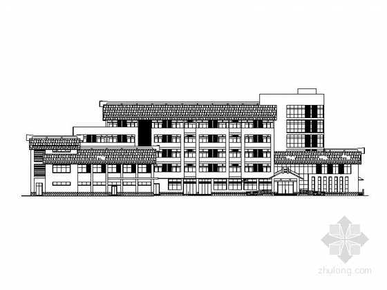 养护院建筑设计说明资料下载-[合集]5套福利中心养护楼及社会福利院中心（老人疗养院）图纸