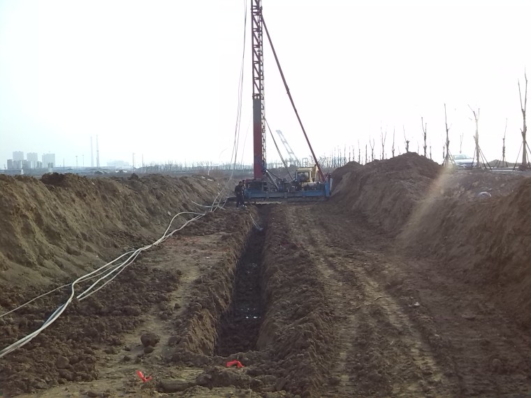 基坑开挖支护工法资料下载-基坑钢板桩支护系统施工工法