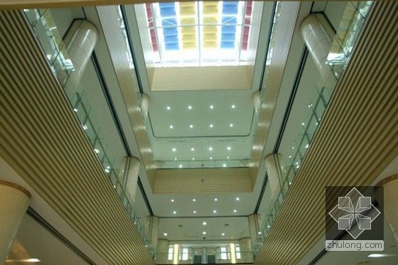 [山东]高层框架结构钢结构文化中心工程施工质量创优汇报（鲁班奖 图文丰富）-铝单板饰面