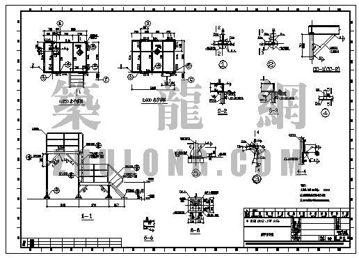 上海钢平台塔吊资料下载-钢平台结构图