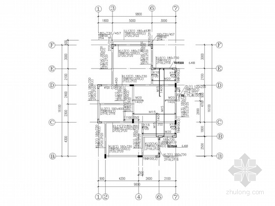 欧式小型建筑资料下载-小型欧式别墅结构施工图