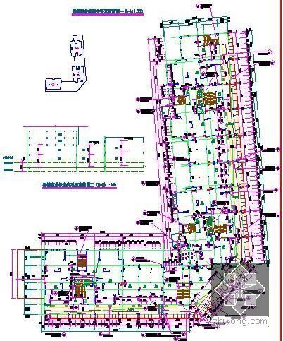 [四川]2015年住宅楼建筑安装工程量清单计价实例(含地下室 施工图纸100余张)-平面图
