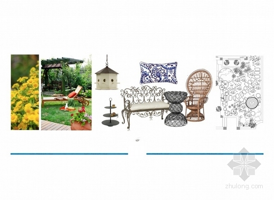 [湖南]法式风格三层小别墅室内设计概念方案花园