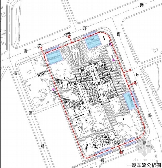 [福建]单元模块化灵活性综合性市级医疗建筑设计方案文本-单元模块化灵活性综合性市级医疗建筑分析图