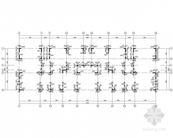 框剪结构住宅楼施工亮点资料下载-十一层框剪结构住宅楼结构施工图