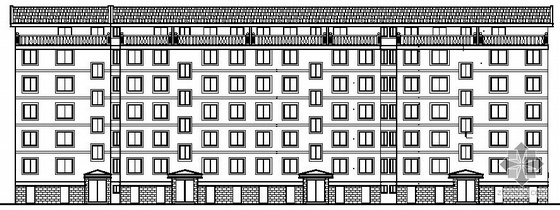 古典公寓楼资料下载-[江苏通州市]某五层实际公寓楼建筑施工图