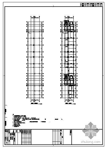 城市住区规划设计图资料下载-上海某住宅商业项目住区商业结构设计图