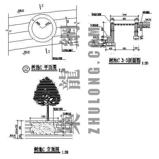 树池C详图-4