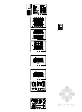 [新南通]某生活配套区宿舍楼建筑施工图（B型）-总图 