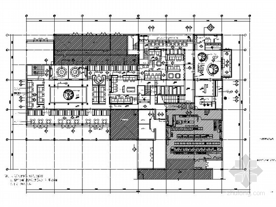 餐厅cad平面布置图资料下载-[杭州]全国最热销连锁餐厅室内设计CAD施工图（含效果图）