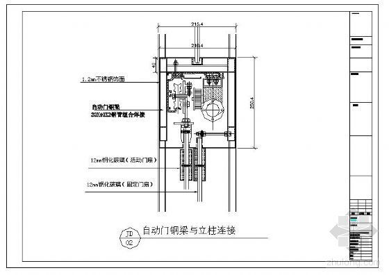 峰值感应模式资料下载-某感应门详图