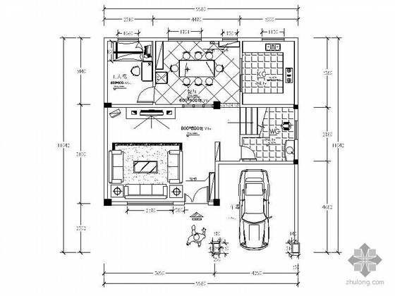 三层别墅设计外观图纸资料下载-三层别墅设计方案图