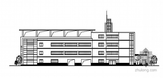 长沙邮局星沙处理中心资料下载-某中央党校商业中心建筑初步图