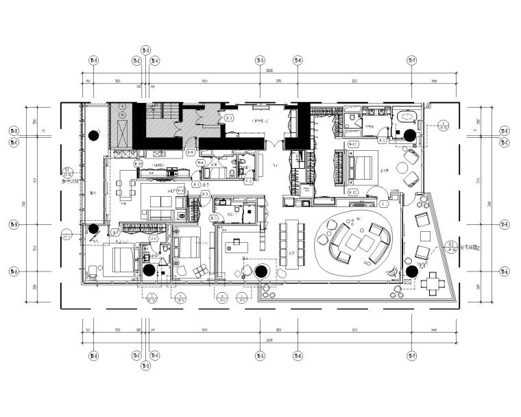 室内施工图配效果图资料下载-[YabuPushelberg]深圳湾1号-现代风格平层豪华四居室样板间室内装修设计施工图+效果图