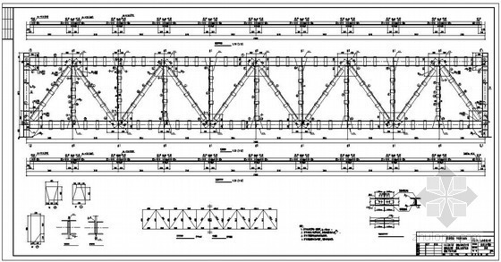 桁架内力图资料下载-某钢桁架备煤栈桥结构设计图