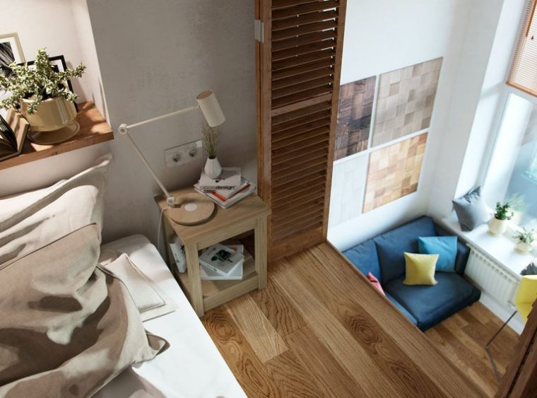 挑高小空间的优雅生活资料下载-莫斯科优雅生活的公寓