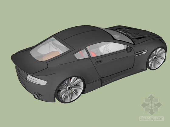 小汽车CAD模型资料下载-小汽车SketchUp模型下载