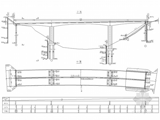 55m等截面连续箱梁图纸资料下载-55+90+55m连续刚构桥梁全套施工图（112张）
