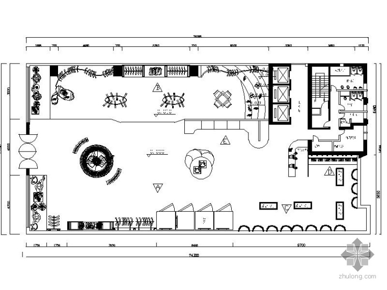 新疆品牌服装店装修资料下载-某品牌现代风服装店室内装修图