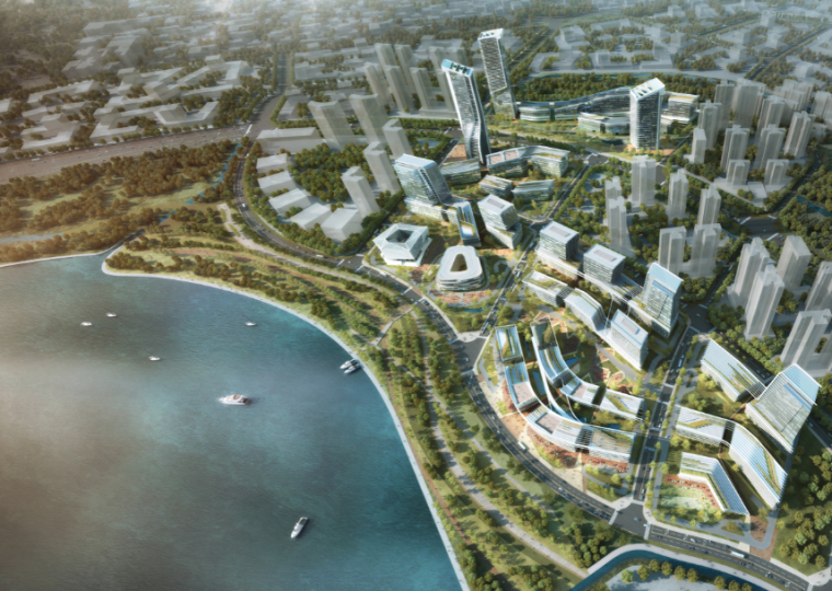 珠海城市规划设计资料下载-[广东]珠海华发高新区总部规划设计方案文本