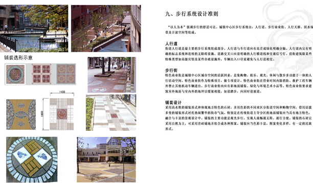 [重庆]丰都旅游休闲度假小镇规划设计（巴渝风情）-旅游休闲度假小镇规划设计——步行系统设计