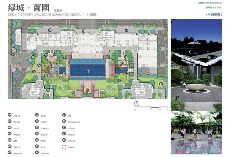 [浙江]杭州绿城兰园设计方案文本（兰主题，静谧繁华）-杭州绿城兰园景观设计图-中庭设计