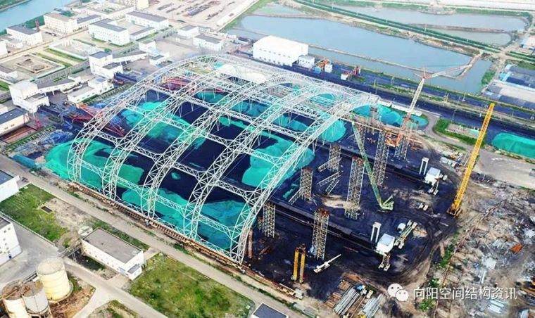 钢结构绿色施工策划资料下载-国内水平滑移跨度最大的钢结构