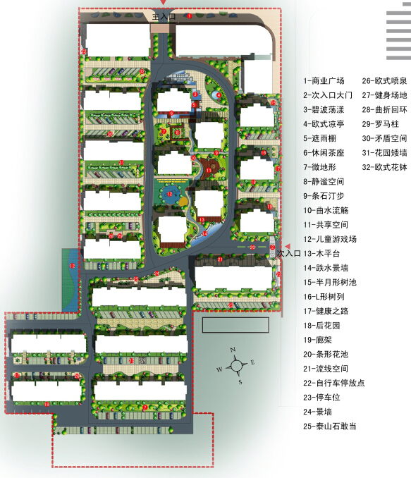 2018景观设计方案资料下载-[河南]濮阳未来花园景观设计方案