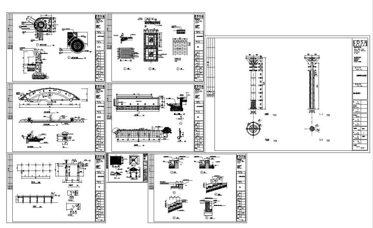欧式小院围墙CAD资料下载-[四川]成都利通华阳住宅小区景观施工图cad（17个文件）