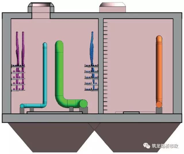 利用BIM模型展示的城市综合管廊细部结构_48